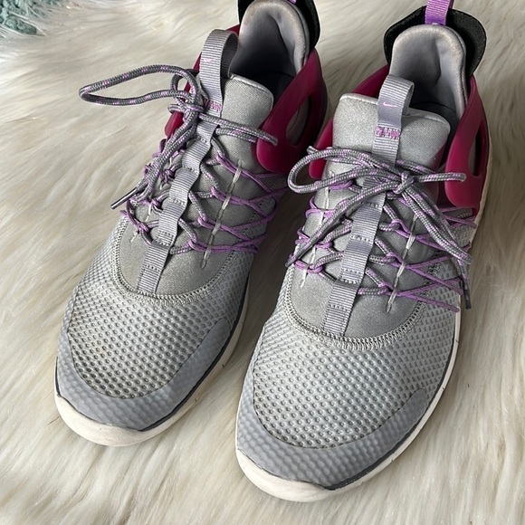nike • free viritous wolf grey fuchsia size 9 - Picture 9 of 14